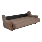 Trosed VERA . Klasičen trosed Vera je primeren za vsak prostor. Je vzmeten in ima funkcijo ležišča, ter predal za posteljnino. Dimenzije: - D: 230 cm - V: