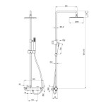 TUŠ SISTEM DEANTE SET ARNIKA NAC 01QK - slika 6