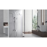 TUŠ SISTEM INTER CERAMIC ALISADO SILIKON/ MEDENINA KROM/BELA - slika 7