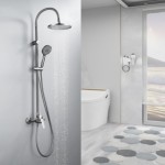 TUŠ SISTEM INTER CERAMIC ALISADO SILIKON/MEDENINA GUN SIVA - slika 6