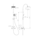 TUŠ SISTEM INTER CERAMIC ALISADO SILIKON/MEDENINA GUN SIVA - slika 8