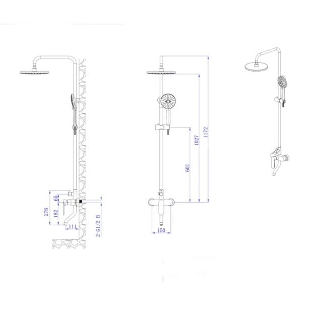 tus-sistem-inter-ceramic-s-tus-rocko-5-funkcij-mat-crna-3529865-2 TUŠ SISTEM INTER CERAMIC S TUŠ ROČKO 5 FUNKCIJ MAT ČRNA - slika 6
