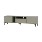 TV omarica TOMI 1 . TV omarica TOMI 1 je prava izbira za sodobne in elegantne prostore. Narejena iz kakovostne laminirane plošče debeline 16 mm, zagotavlja