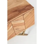 TV regal 3A RAIDA je narejen v kakovostnega lesa, ki zagotavlja dolgo življenjsko dobo TV regala. Ima stabilne kovinske noge. Material: - Les - Kovina