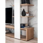 TV regal CEO . TV regal CEO je praktičen in moderen regal, primeren za vsak dom. Zaradi svojih dveh različnih kombinacij barv se bo odlično prilegal h