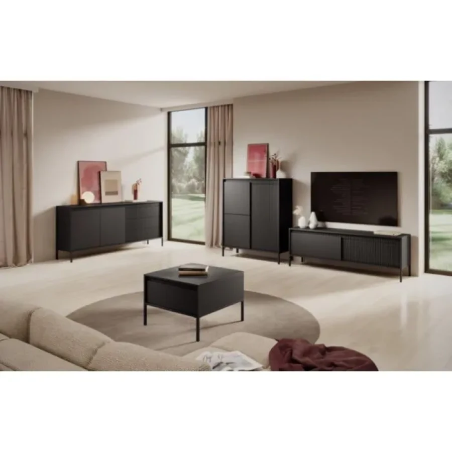 TV regal FIFIJA 153 . TV regal FIFIJA 153, je eleganten kos pohištva, ki popestri vaš prostor s svojim luksuznim dizajnom. Narejen je iz kakovostnih