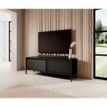 TV regal FIFIJA 153, je eleganten kos pohištva, ki popestri vaš prostor s svojim luksuznim dizajnom. Narejen je iz kakovostnih materialov v črni barvi.