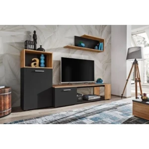 TV regal HAZE 1 . TV regal HAZE 1 je kvaliteten ter moderen regal po izjemni ceni. Zaradi svojega preprostega ter minimalističnega izgleda se bo prilegel v