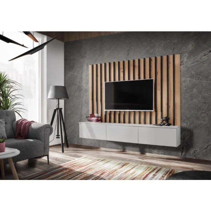 TV regal HOLI TV regal HOLI . TV regal HOLI je regal mimo katerega noben ljubitelj minimalističnega stila ne bo šel ravnodušno. Je kombinacija preproste in vizualno