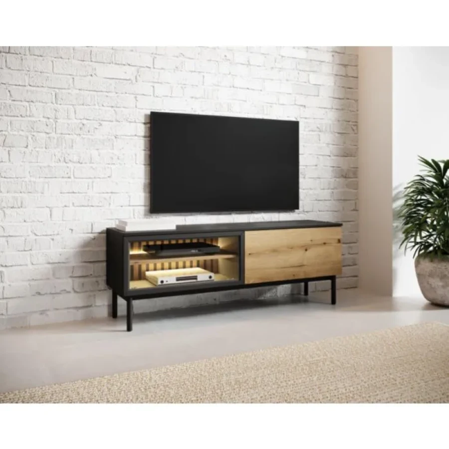 TV regal LANASA 150 . Tv regal LANASA 150, je eleganten kos pohištva, ki popestri vaš prostor s svojim luksuznim dizajnom. Narejen je iz kakovostnih
