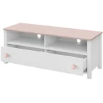 TV regal LINA je omara z dvema vdolbinama in prostornim, globokim predalom. Primeren je za vsak prostor. Lahko jo kombinirate z ostalim pohištvom iz iste