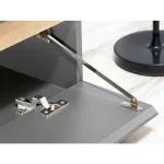 TV regal ODOM . TV regal ODOM je modernega in prefinjenega izgleda. Primeren je za vsak dom. TV regal ODOM je narejen iz kvalitetne laminirane plošče v