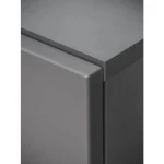 TV regal SALY . TV regal SALY ima modernost ter prostornost. Izjemen dizajn regala bo popoln za moderno ureditev. Odpira se brez ročajev ter zasteklitev je iz