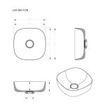 UMIVALNIK KOLPA SAN LUX 380 KERROCK ON GLOSS - slika 6