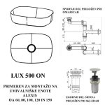 UMIVALNIK KOLPA SAN LUX 500 KERROCK ON GLOSS - slika 9