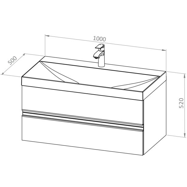 umivalniska-enota-aquaestil-lyra-100-dimno-zelena-beli-rocaji-umivalnik-3541891-1 UMIVALNIŠKA ENOTA AQUAESTIL LYRA 100 DIMNO ZELENA BELI ROČAJI, UMIVALNIK - slika 7