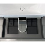 UMIVALNIŠKA ENOTA AQUAESTIL LYRA 100 DIMNO ZELENA BELI ROČAJI, UMIVALNIK - slika 10