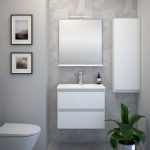 UMIVALNIŠKA ENOTA AQUAESTIL STELLA 50 Z UMIVALNIKOM BELA AKRIL 50X40X52 CM - slika 6