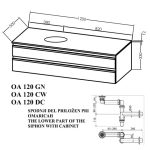 UMIVALNIŠKA ENOTA KOLPA SAN OA 120 GN ALEXIS BREZ UMIVALNIKA - slika 4