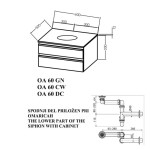 UMIVALNIŠKA ENOTA KOLPA SAN OA 60 DC ALEXIS BREZ UMIVALNIKA - slika 7