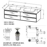 UMIVALNIŠKA ENOTA KOLPA SAN OUG 150 HO GRACE Z UMIVALNIKOM - slika 6