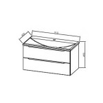 UMIVALNIŠKA ENOTA KOLPA SAN OUT 90 WH TARA BELA MAT 2 PREDALA - slika 5