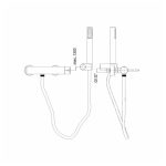 UNITAS ENOROČNA ARMATURA ZA TUŠ/KAD S TUŠ ROČKO UNITAS FRESH - slika 4