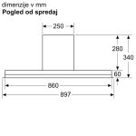 VGRADNA KUHINJSKA NAPA BOSCH DBB97AM60 - slika 21