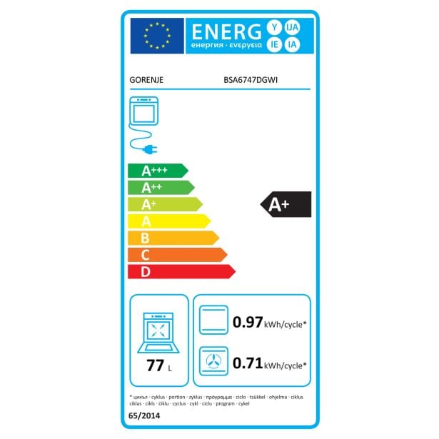 vgradna-pecica-gorenje-bsa6747dgwi-3382393-1 VGRADNA PEČICA GORENJE BSA6747DGWI - slika 2