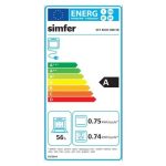 VGRADNA PEČICA + PLOŠČA SIMFER BIOH40B5B - slika 6