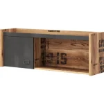 Viseča omarica FERGO je primerna za vsak prostor. Je unikatnega dizajna in izgleda, ki bo popestril vsako sobo. Na levi strani ima majhen predalček zakrit s