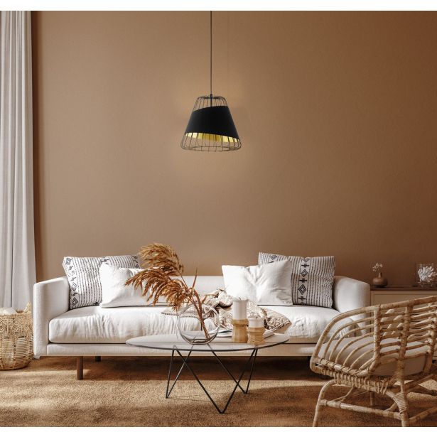 viseca-svetilka-lestenec-eglo-austell-1x60w-e27-fi360-crnazlata-2901944-2 VISEČA SVETILKA-LESTENEC EGLO AUSTELL 1X60W E27 FI360 ČRNA/ZLATA - slika 6