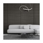 VISEČA SVETILKA MILAGRO CAPPIO ČRNA 36W LED ML6771 - slika 12