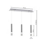 VISEČA SVETILKA MILAGRO ICE 15W LED ML322 - slika 12