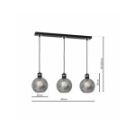 VISEČA SVETILKA MILAGRO OMEGA 3XE27 MLP6531 - slika 10