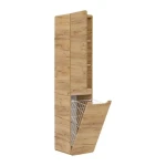 Visoka omara BUBA hrast 35G 2 . Kopalniški blok BUBA hrast je možno naročiti v kompletu (kopalniški bloki BUBA hrast) ali pa po posameznih elementih po