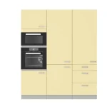 Visoka omara ELITE 60D 2 . Kuhinjo ELITE je možno naročiti v kompletu (kuhinjski bloki ELITE) ali pa po posameznih elementih po vaši izbiri. Visoka omara