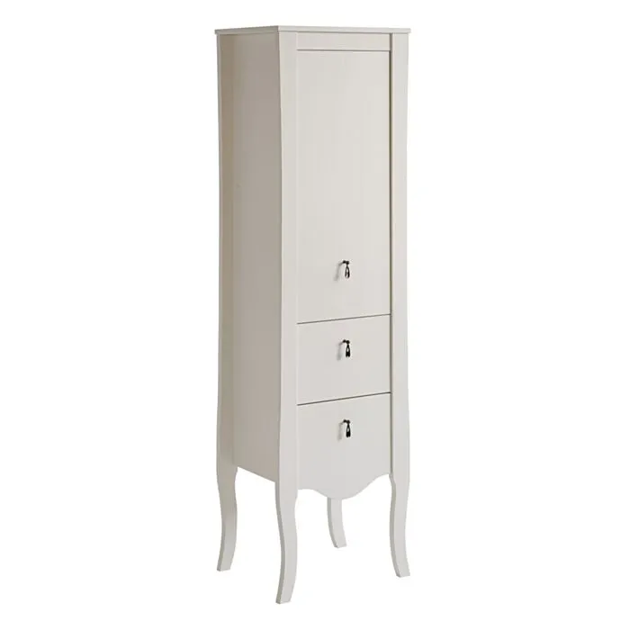 Visoka omara LIZA 45D Visoka omara LIZA 45D . Kopalniški blok LIZA je možno naročiti v kompletu ali pa po posameznih elementih po vaši izbiri. Visoka omara LIZA 45D je sodobna