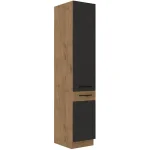 Visoka omara PARIZ 40D . Kuhinjo PARIZ je možno naročiti v kompletu (Kuhinjska bloka PARIZ) ali pa po posameznih elementih po vaši izbiri. Visoka omara