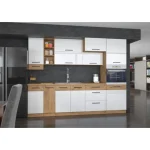 Visoka omara PARIZ GLOS 50D . Kuhinjo PARIZ je možno naročiti v kompletu (Kuhinjska bloka PARIZ) ali pa po posameznih elementih po vaši izbiri. Visoka omara