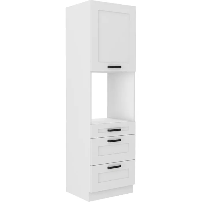 Visoka omara za pečico LIJA 60D 3P . Kuhinjo LIJA je možno naročiti v kompletu (Kuhinjski bloki LIJA) ali pa po posameznih elementih po vaši izbiri. Visoka