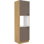 Visoka omara za pečico OMIA 60D . Kuhinjo OMIA je možno naročiti v kompletu (Kuhinjski bloki OMIA) ali pa po posameznih elementih po vaši izbiri. Visoka