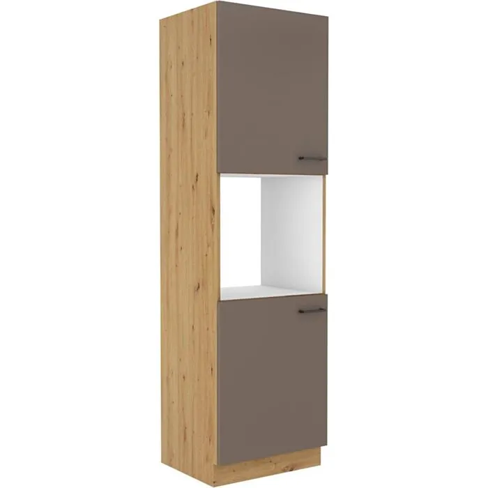 Visoka omara za pečico OMIA 60D . Kuhinjo OMIA je možno naročiti v kompletu (Kuhinjski bloki OMIA) ali pa po posameznih elementih po vaši izbiri. Visoka