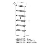 VISOKA OMARICA KOLPA SAN A 1462/15 CW ALEXIS Z OGLEDALNIMI VRATI - slika 5