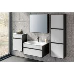 VISOKA OMARICA KOLPA SAN D 671 BL/WH DONNA Z VRATI IN PREDALOM - slika 5