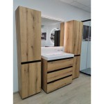 VISOKA OMARICA KOLPA SAN HARMONY H 1892/300 LG Z VRATI SVETLO SIVI - slika 7