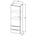 VISOKA OMARICA KOLPA SAN M 1301 DARK GRAY - slika 6