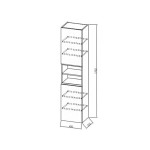 VISOKA OMARICA KOLPA SAN O 1752 WH OXANA BELA Z VRATI - slika 6