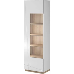 Visoka vitrina FURY . Visoka vitrina FURY je enovratna vitrina, primerna za vsak prostor. Vsebuje LED osvetlitev in mehanizem "PUSH TO OPEN". Barva korpusa je