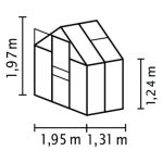 VITAVIA VENUS  2500 HKP 4MM, ČRNA - slika 4